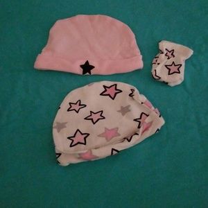 Hat and mittens set